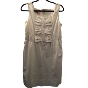 Phoebe Couture White Baby doll dress with bow